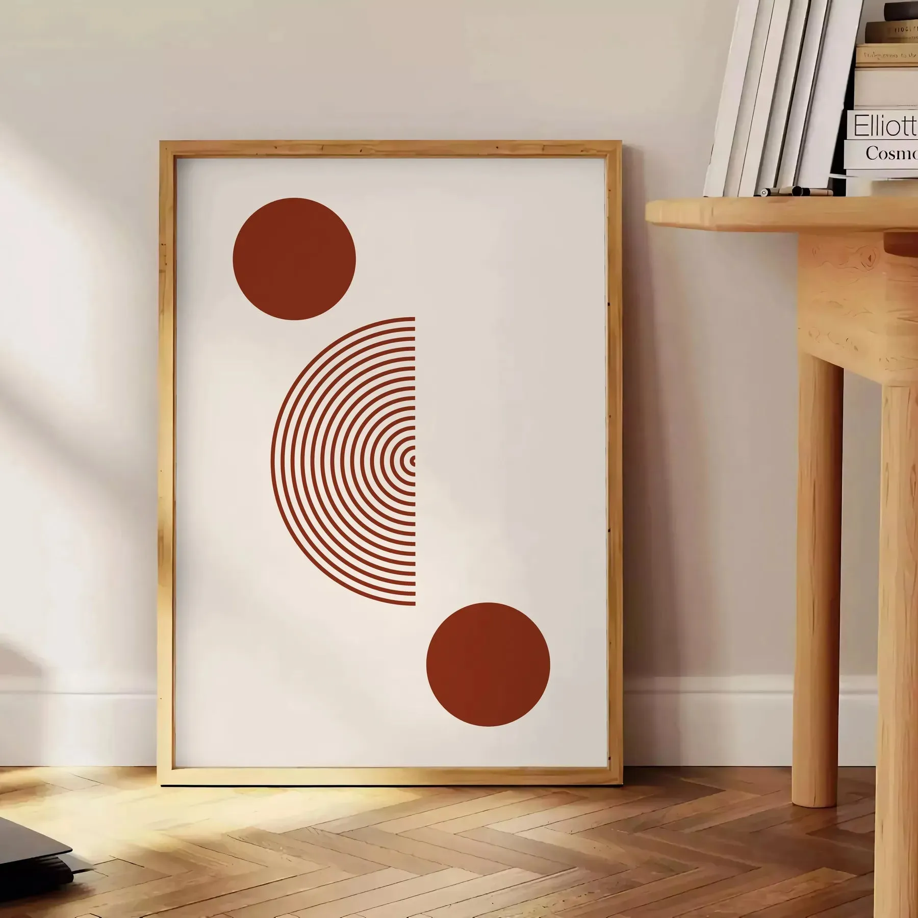 Boho Abstract Print Bohemian Wall Art 6