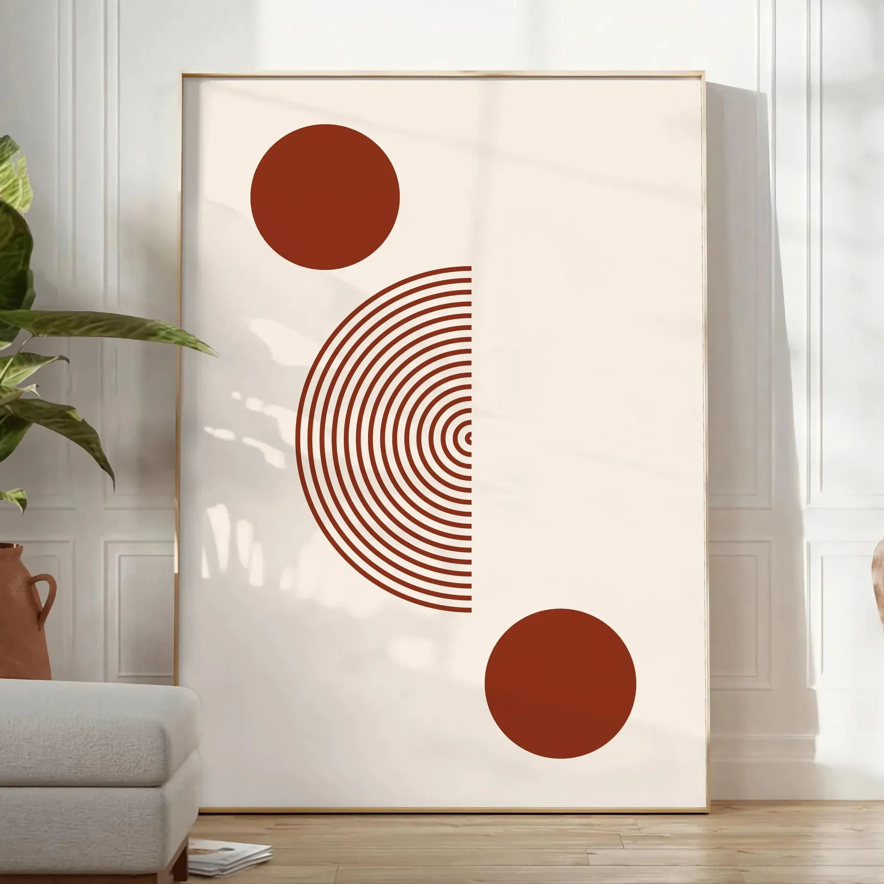 Boho Abstract Print Bohemian Wall Art 6