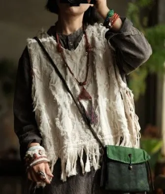 Boho Breeze Linen Blouse