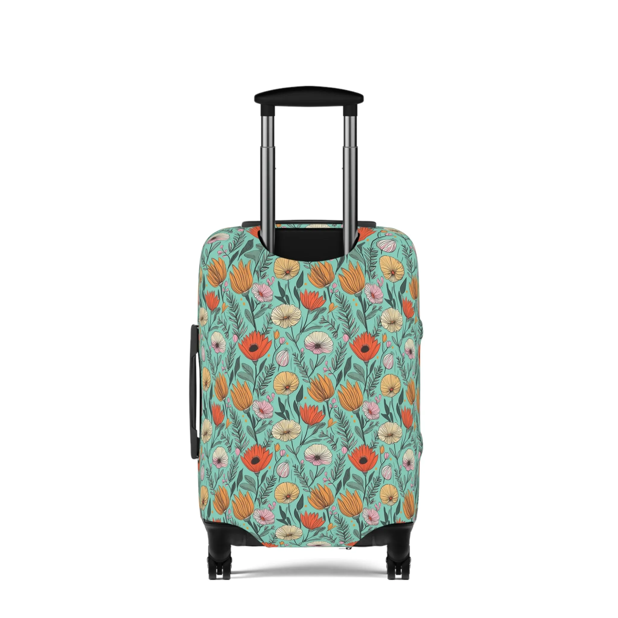 Boho Floral Luggage Cover - Trendy Travel Floral Suitcases Cover