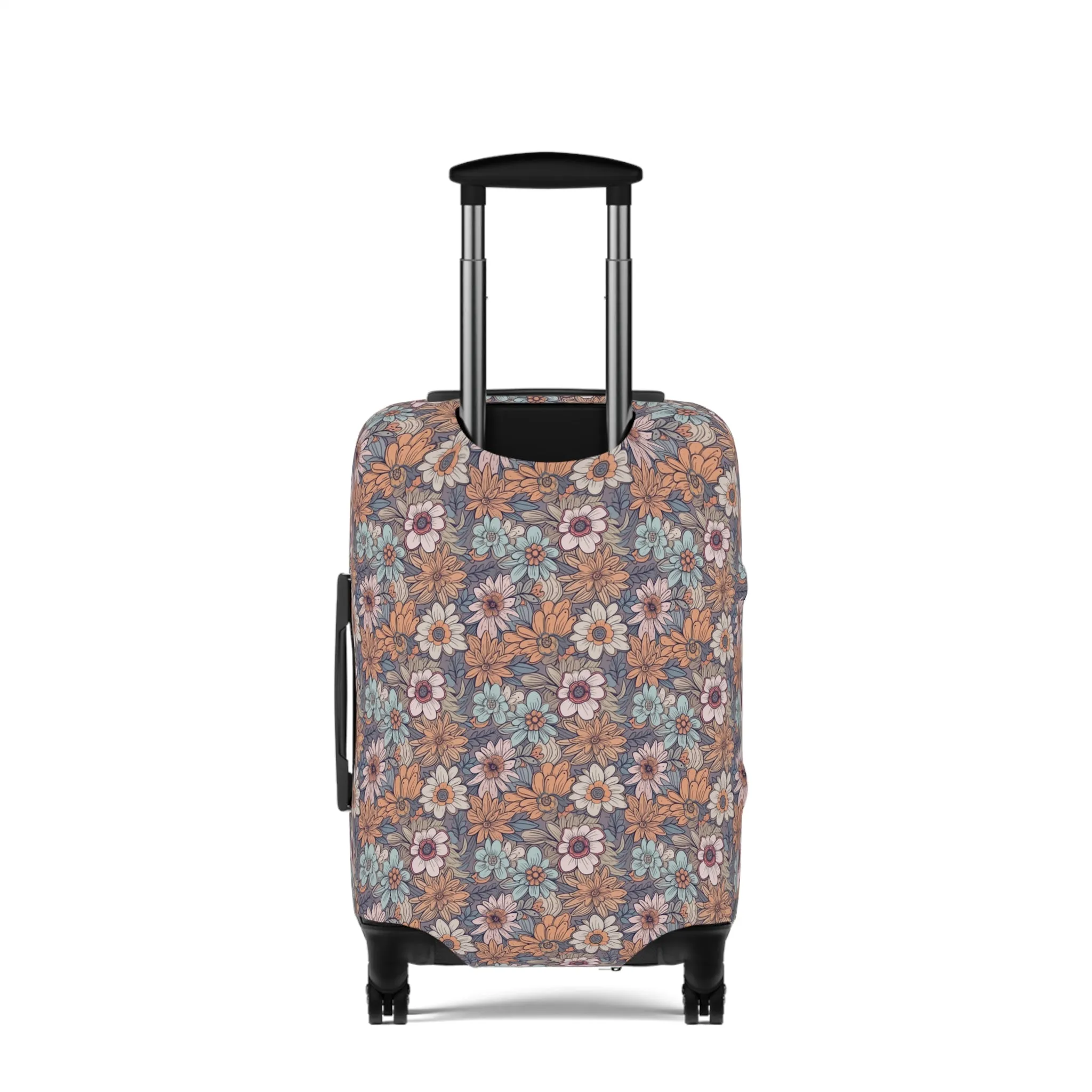 Boho Floral Luggage Cover - Trendy Travel Floral Suitcases Cover