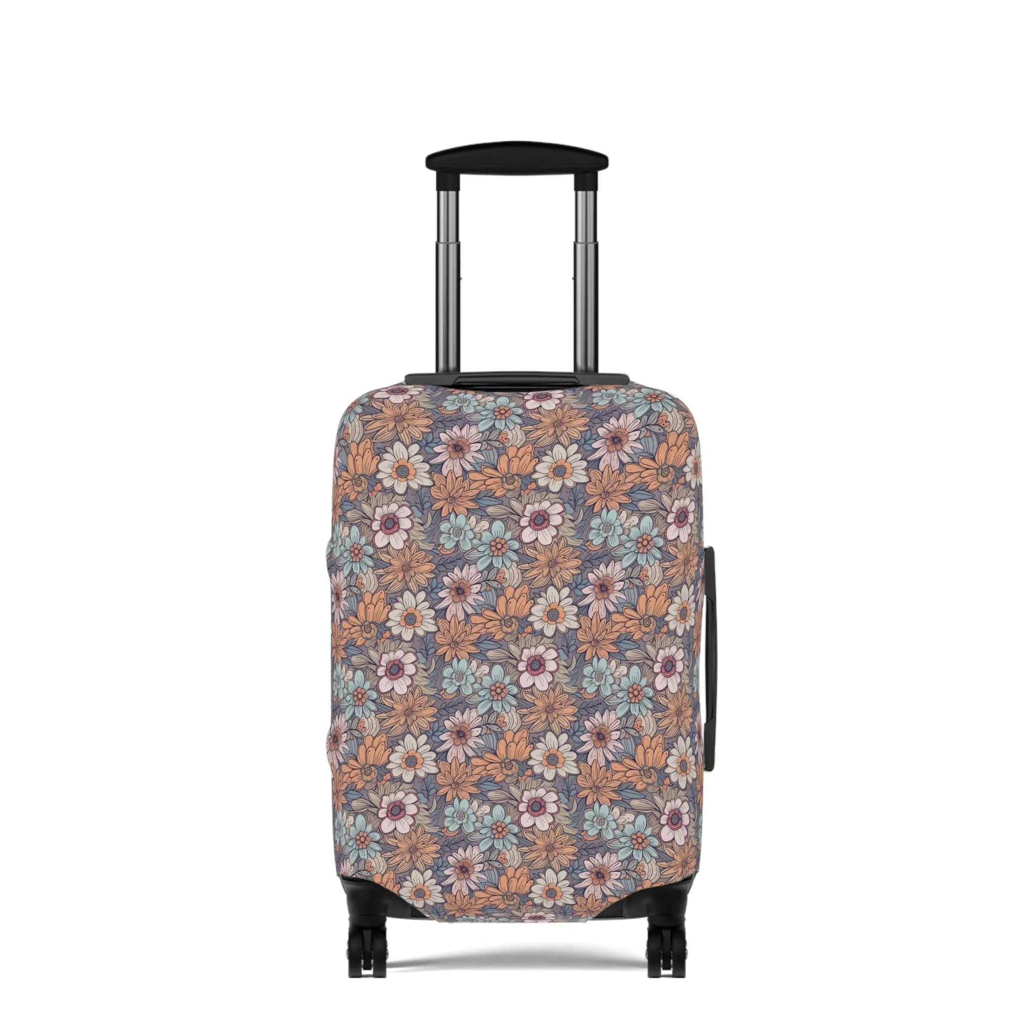 Boho Floral Luggage Cover - Trendy Travel Floral Suitcases Cover