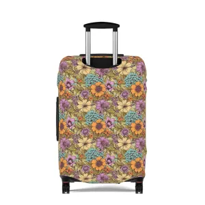 Boho Floral Luggage Cover - Trendy Travel Floral Suitcases Cover