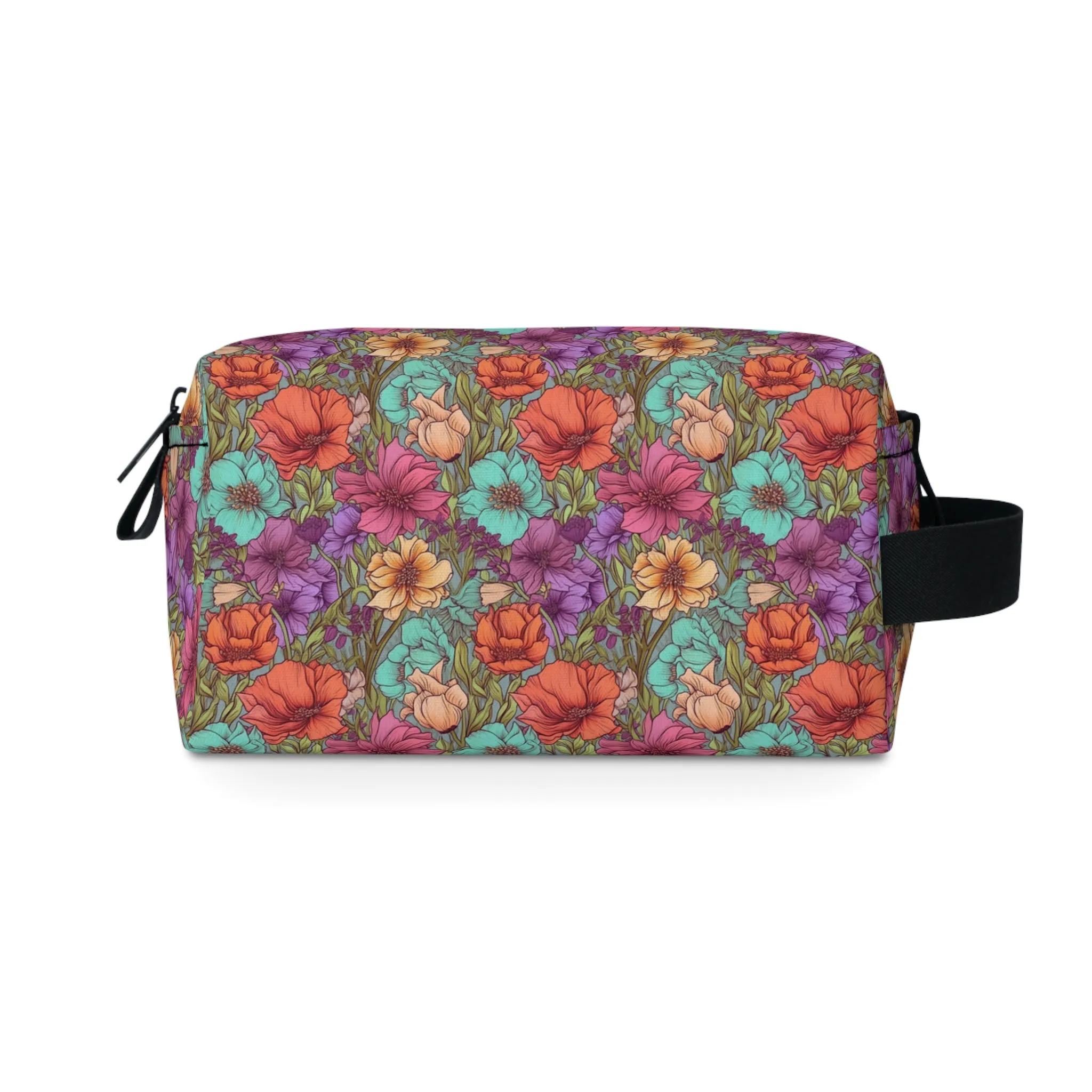 Boho Floral Toiletry Bag | Chic & Water-Resistant Organizer | Perfect for Camping, Travel, College