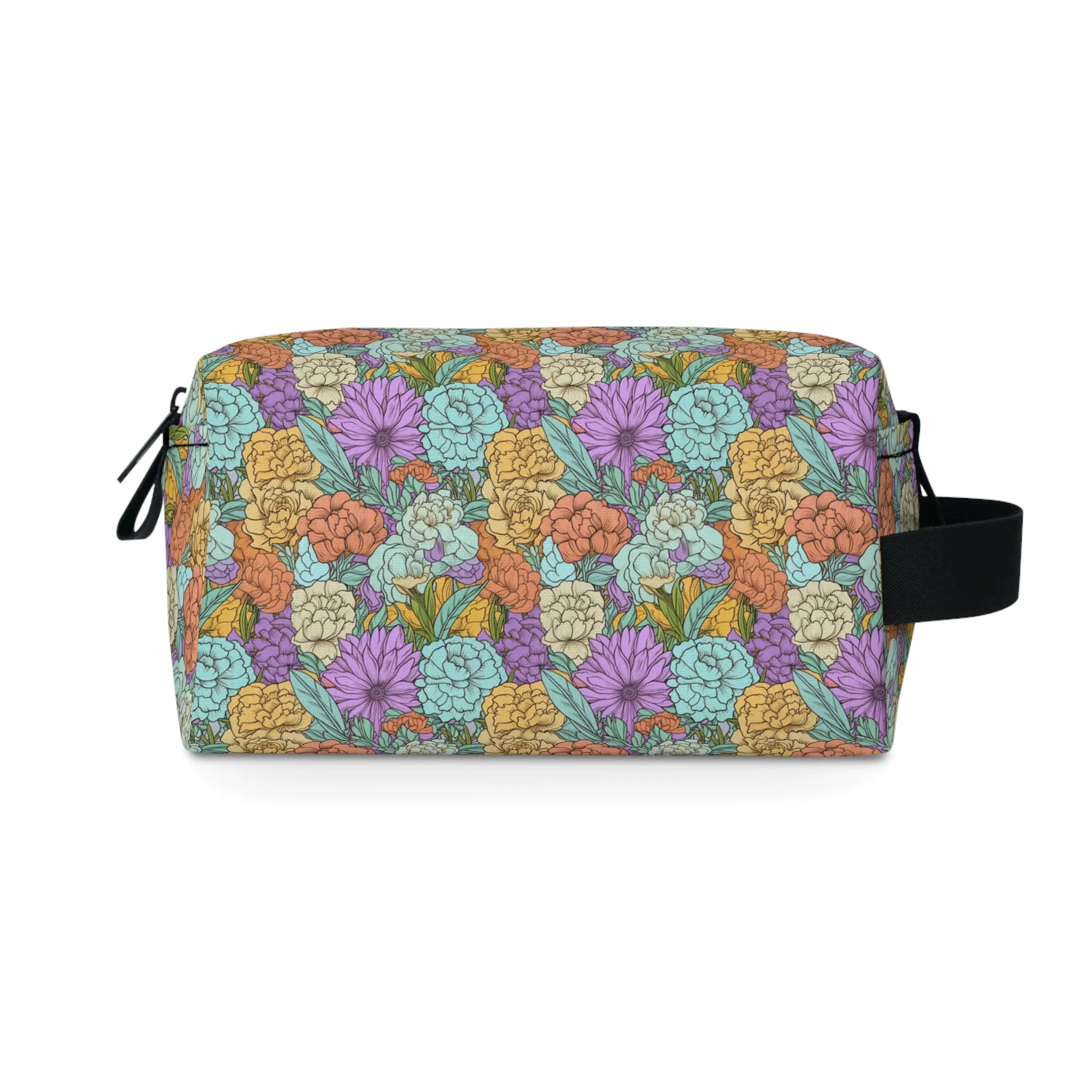Boho Floral Toiletry Bag | Chic & Water-Resistant Organizer | Perfect for Camping, Travel, College