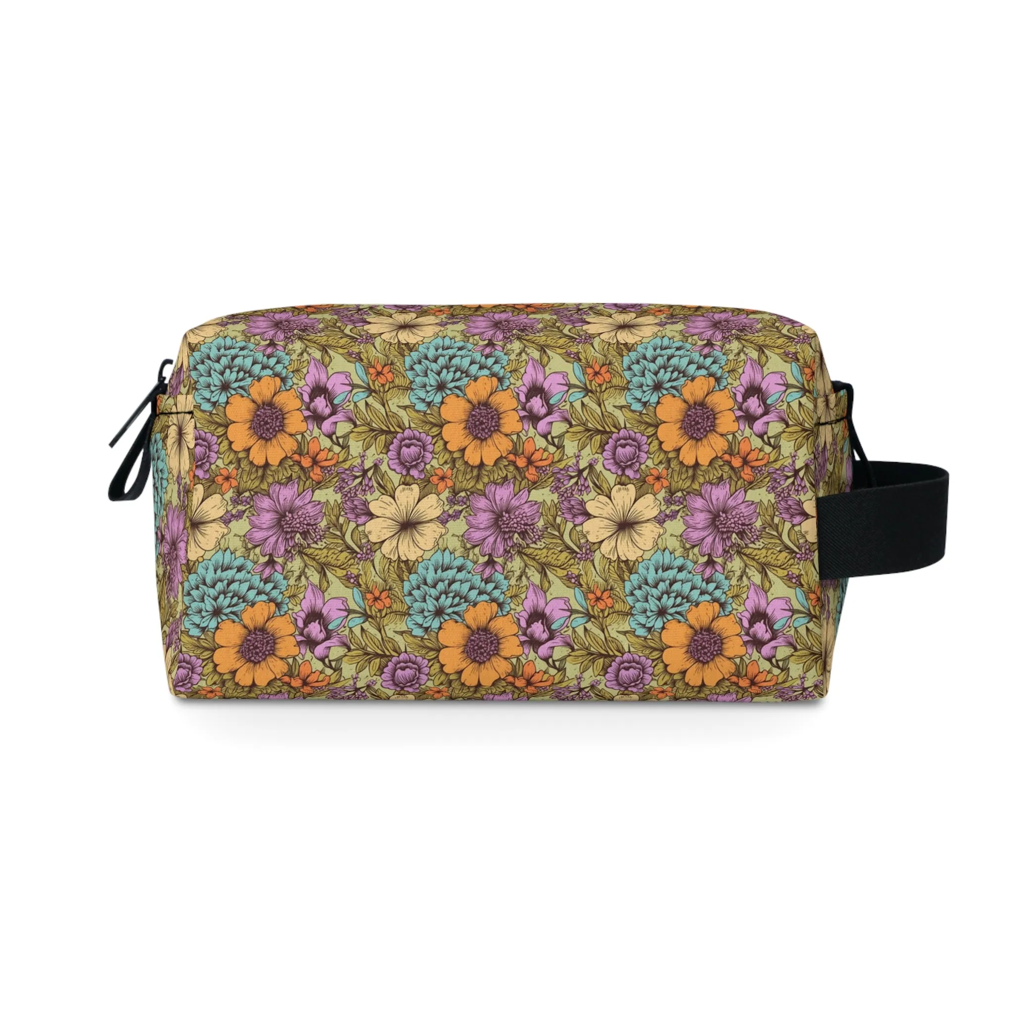 Boho Floral Toiletry Bag | Chic & Water-Resistant Organizer | Perfect for Camping, Travel, College