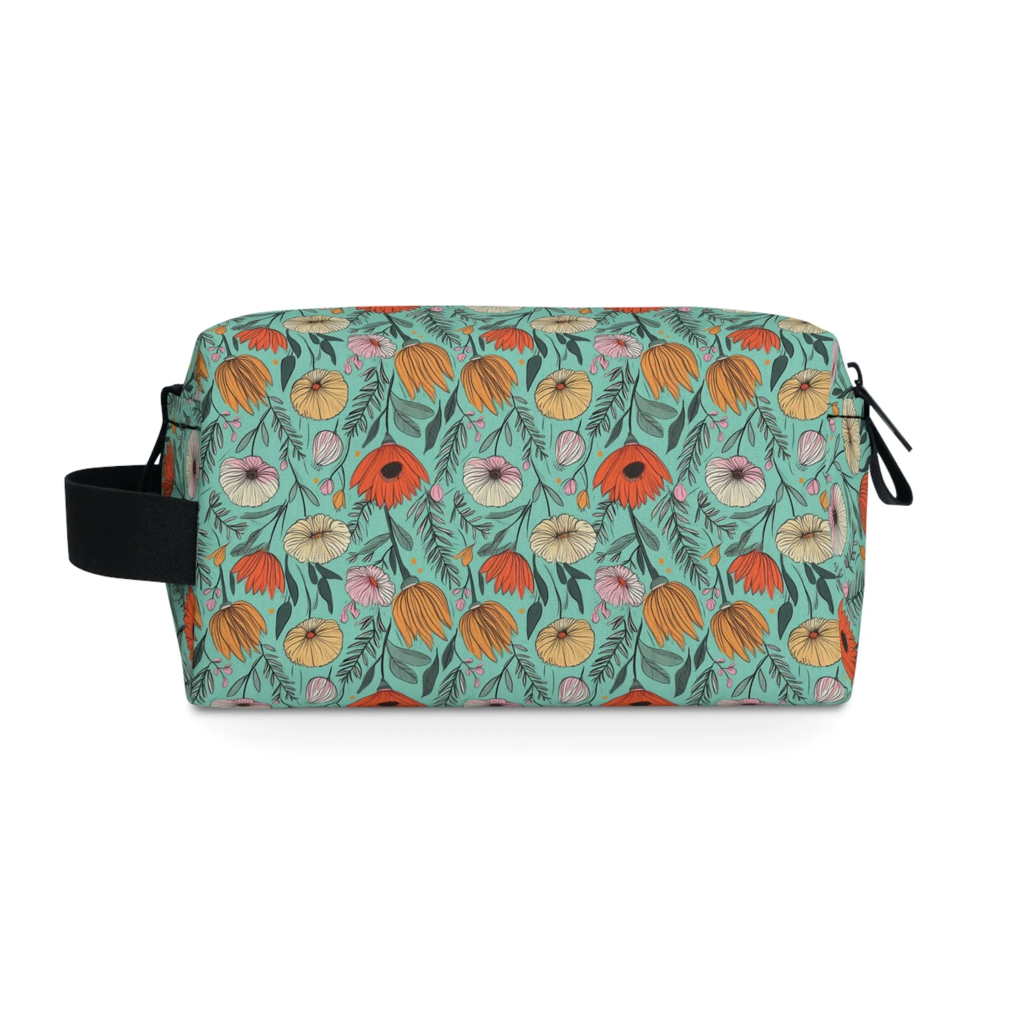 Boho Floral Toiletry Bag | Chic & Water-Resistant Organizer | Perfect for Camping, Travel, College