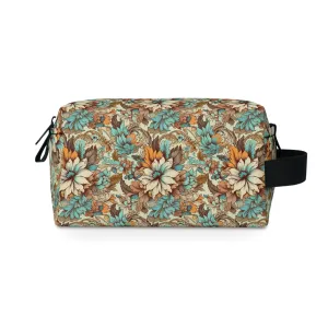 Boho Floral Toiletry Bag | Chic & Water-Resistant Organizer | Perfect for Camping, Travel, College