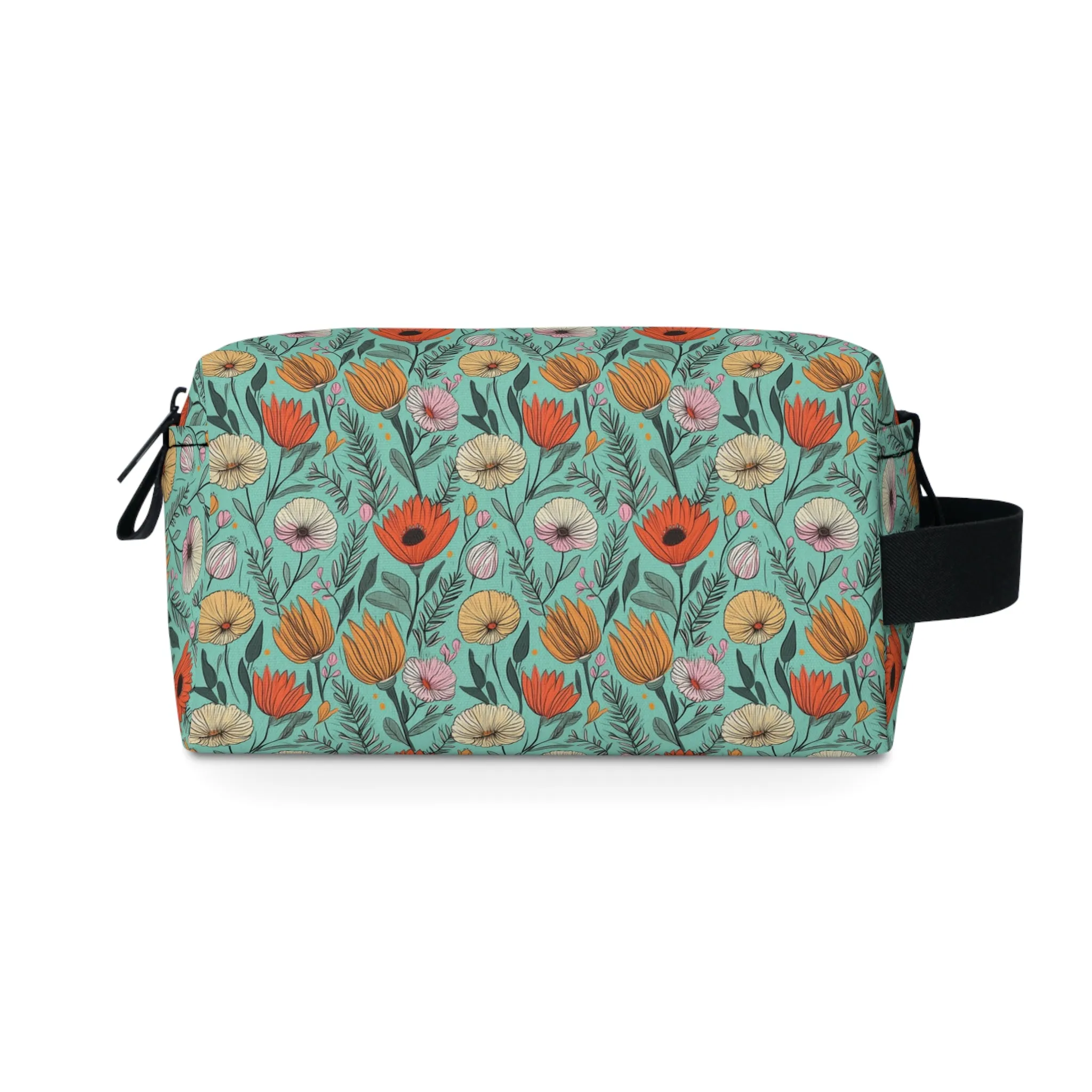 Boho Floral Toiletry Bag | Chic & Water-Resistant Organizer | Perfect for Camping, Travel, College