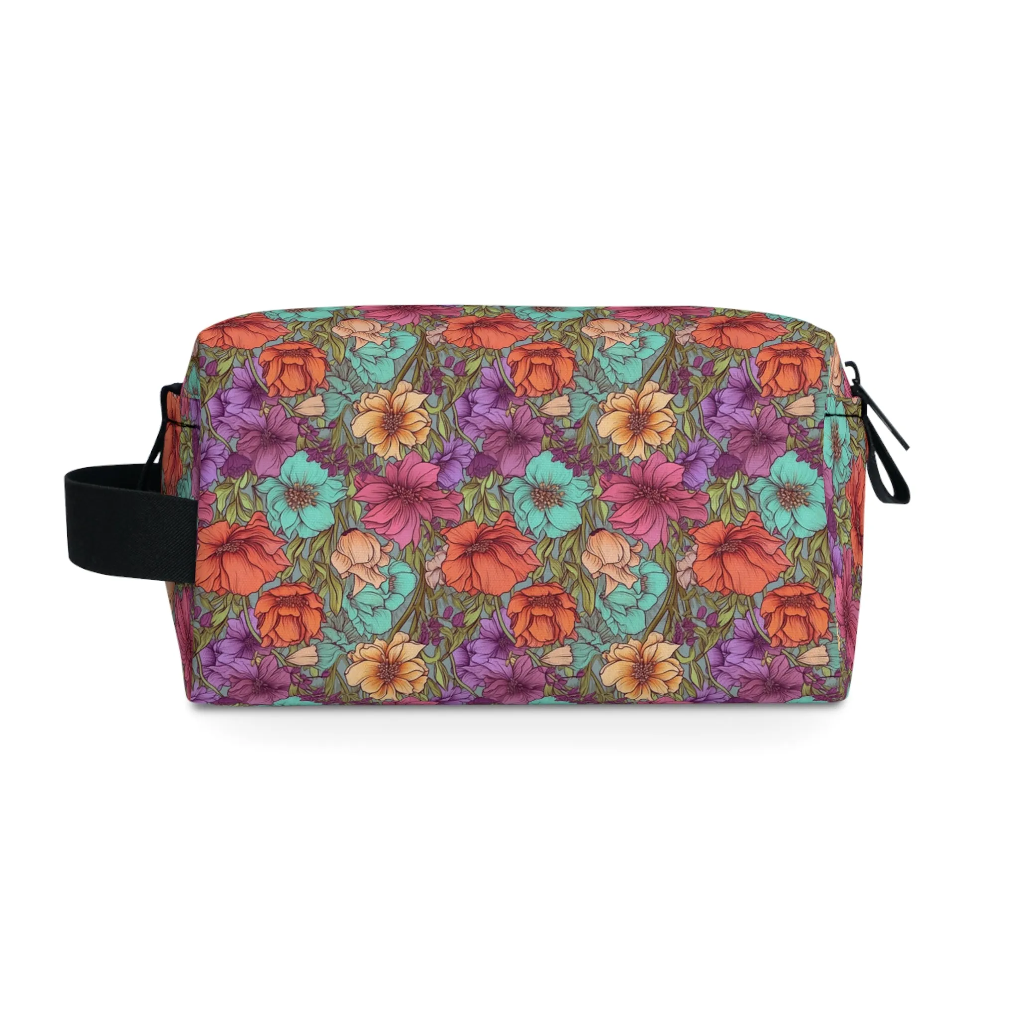 Boho Floral Toiletry Bag | Chic & Water-Resistant Organizer | Perfect for Camping, Travel, College