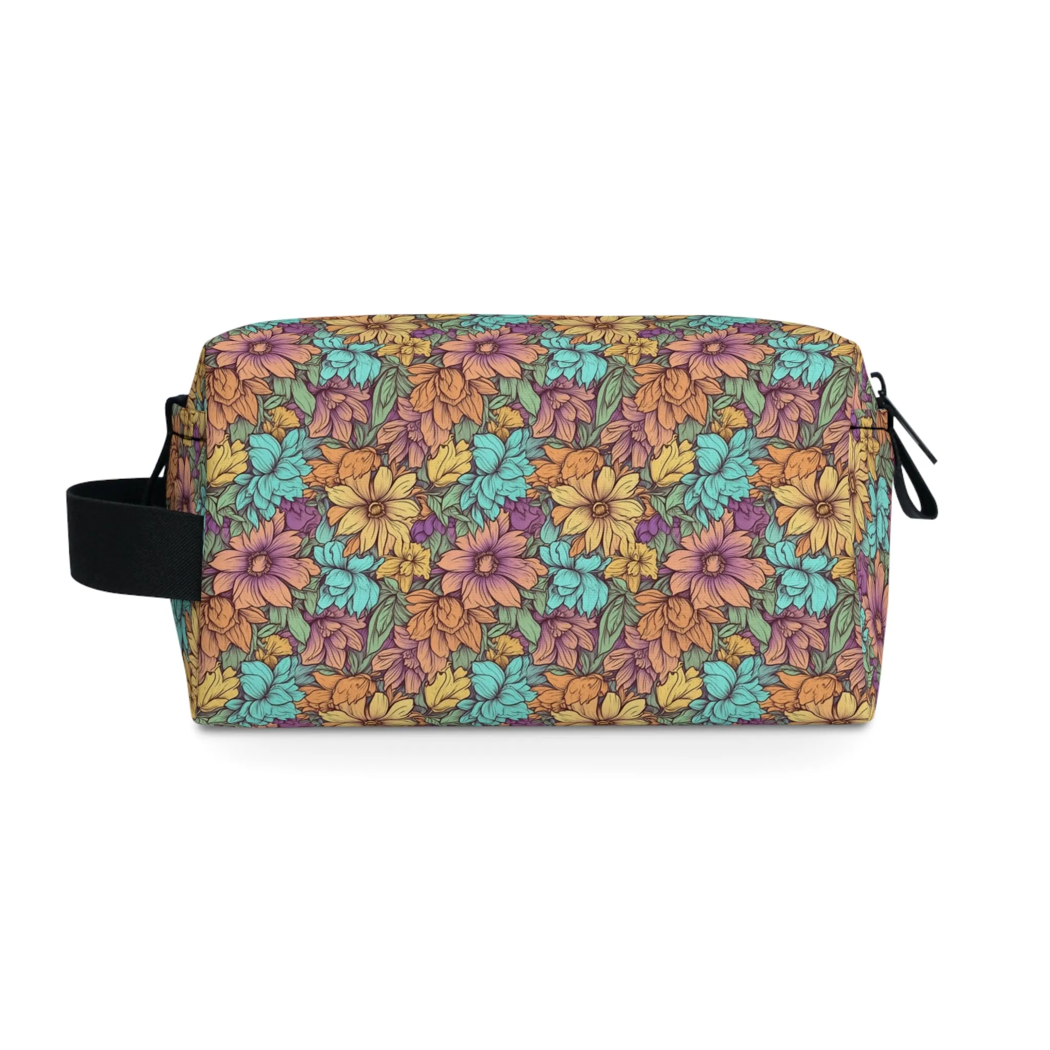 Boho Floral Toiletry Bag | Chic & Water-Resistant Organizer | Perfect for Camping, Travel, College