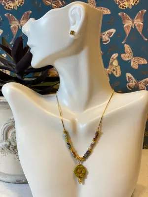 Boho Handmade Gold Necklace