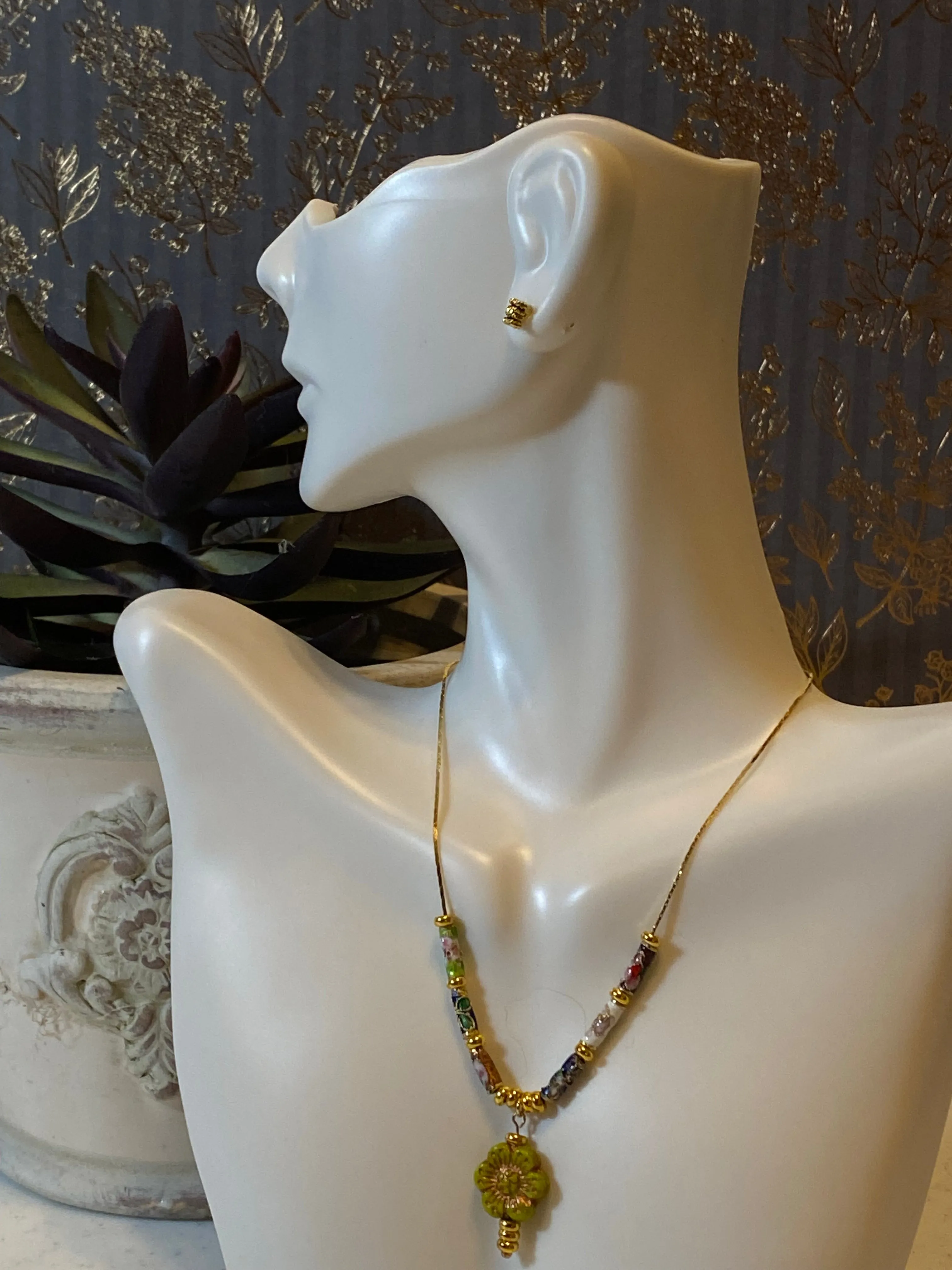 Boho Handmade Gold Necklace