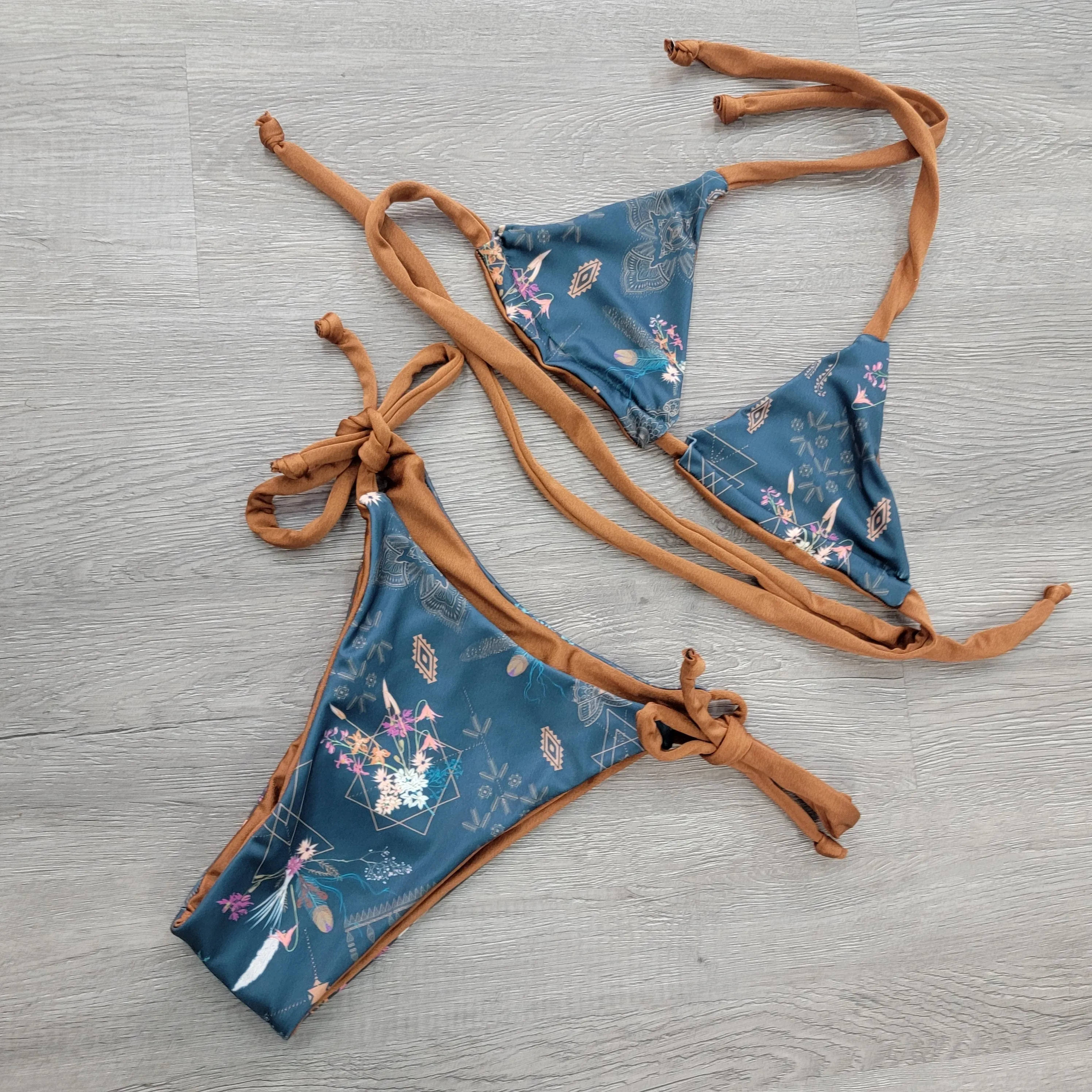 Boho Triangle Top Sample