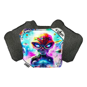 Bone | Alien Not Alone | ACL PRO Razor Cornhole Bags