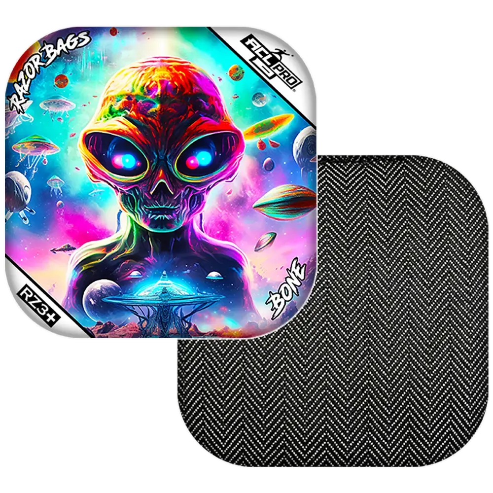 Bone | Alien Not Alone | ACL PRO Razor Cornhole Bags