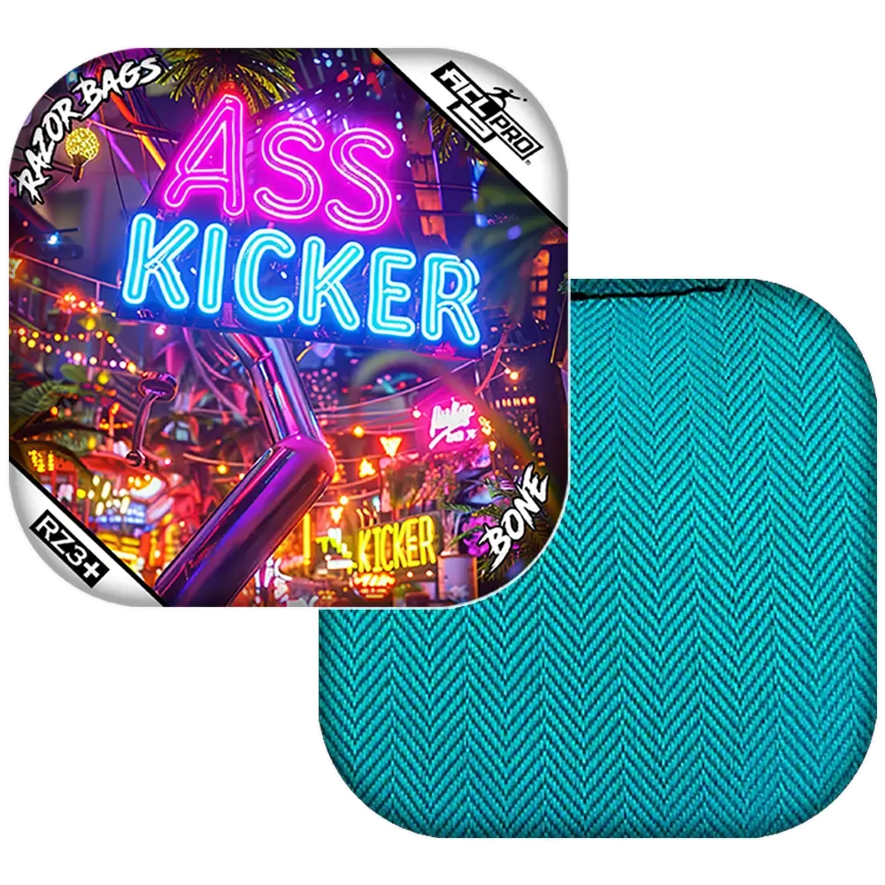 Bone | Ass Kicker Neon | ACL PRO Razor Cornhole Bags