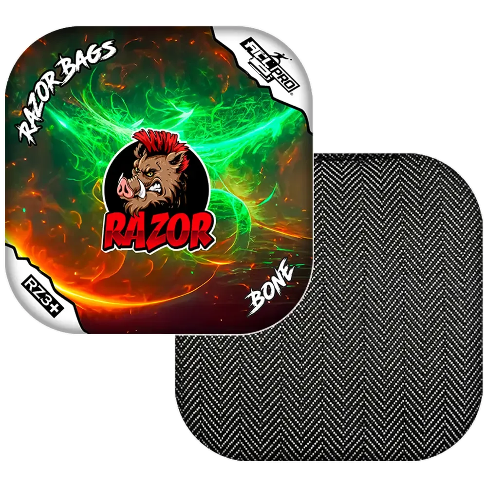 Bone | Aurora | ACL PRO Razor Cornhole Bags