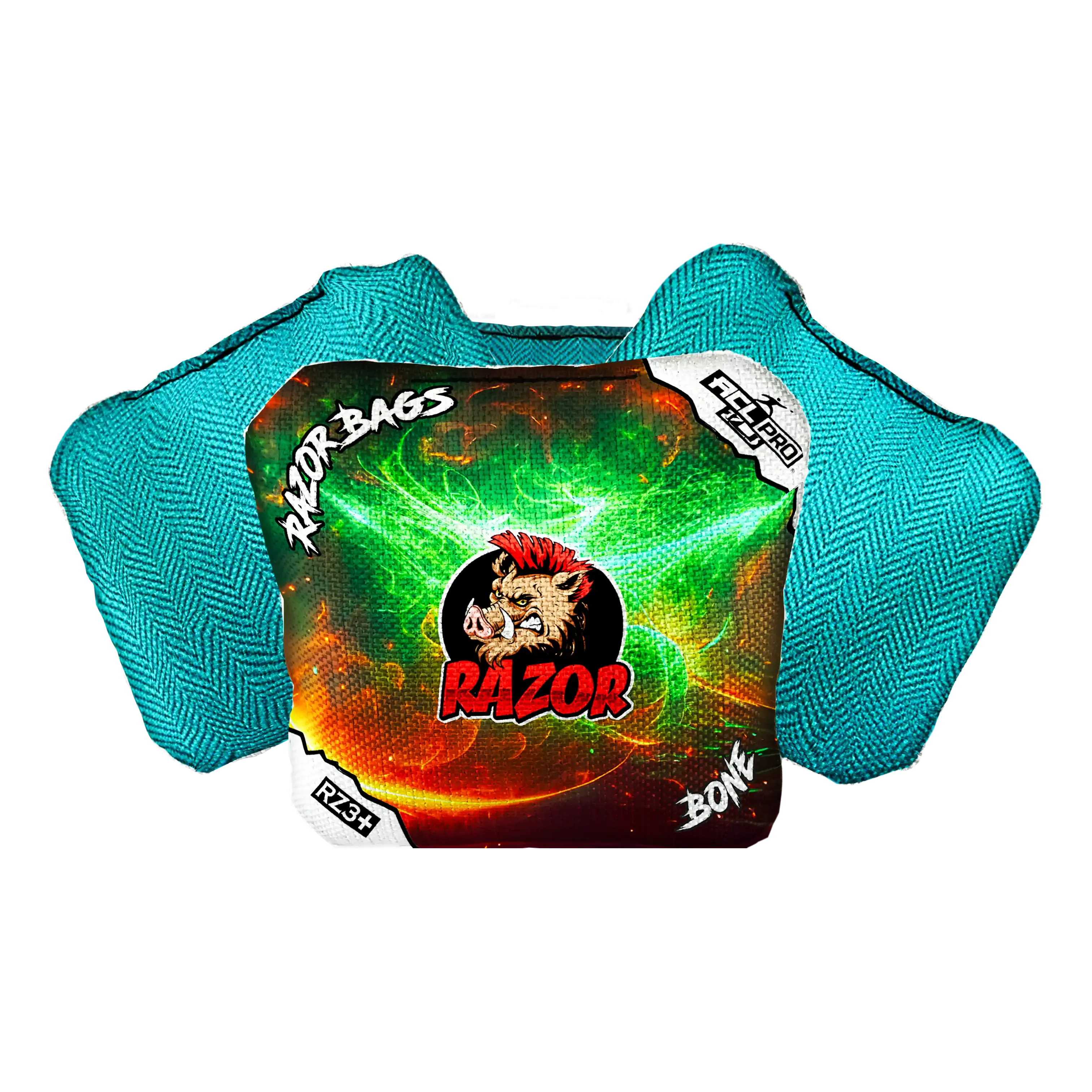 Bone | Aurora | ACL PRO Razor Cornhole Bags