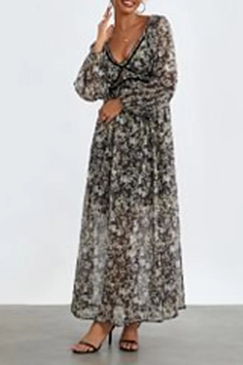BR3295 Floral Chiffon Sundress