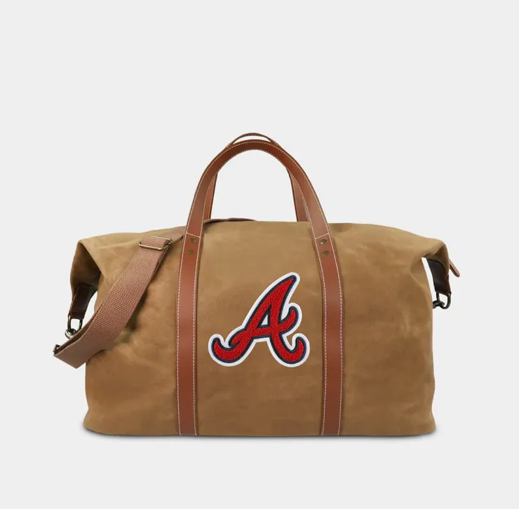 Braves Waxed Canvas Field Bag - A