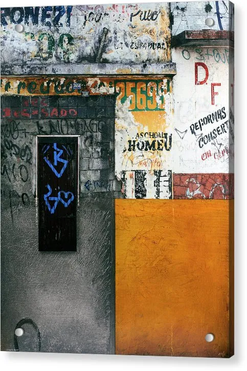 Brazil Graffit B - Acrylic Print
