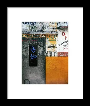 Brazil Graffit B - Framed Print