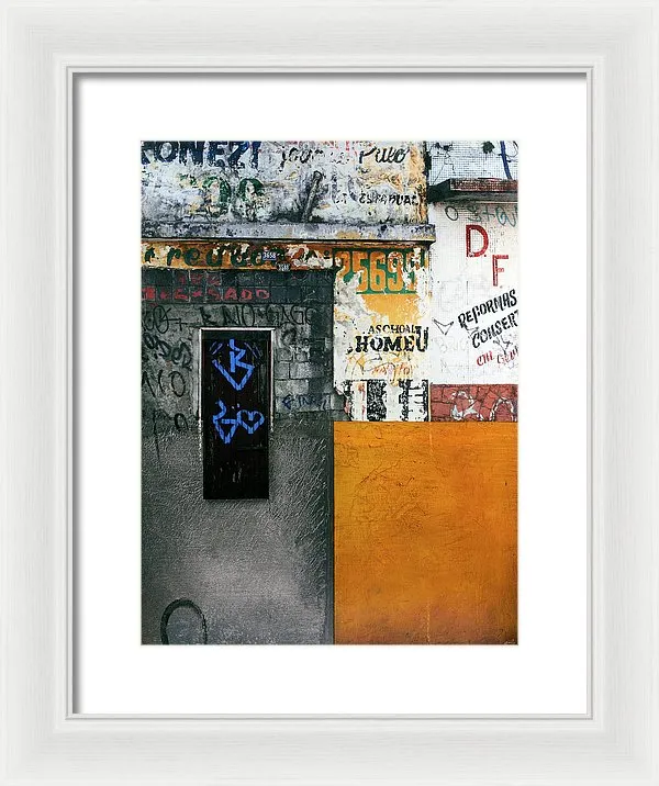 Brazil Graffit B - Framed Print
