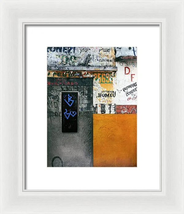 Brazil Graffit B - Framed Print