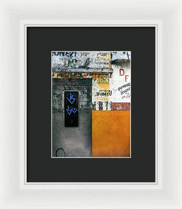 Brazil Graffit B - Framed Print