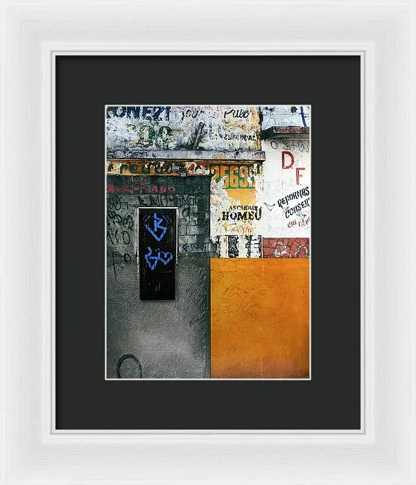 Brazil Graffit B - Framed Print