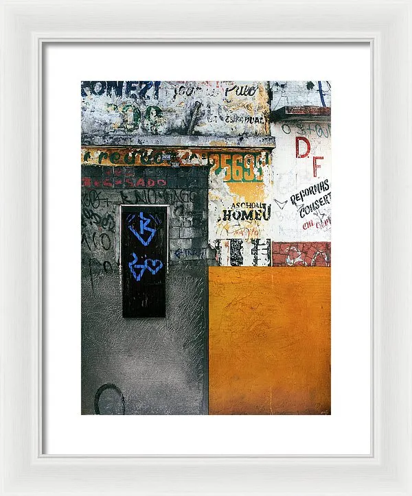 Brazil Graffit B - Framed Print