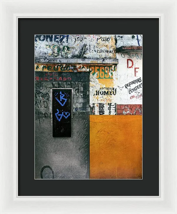 Brazil Graffit B - Framed Print