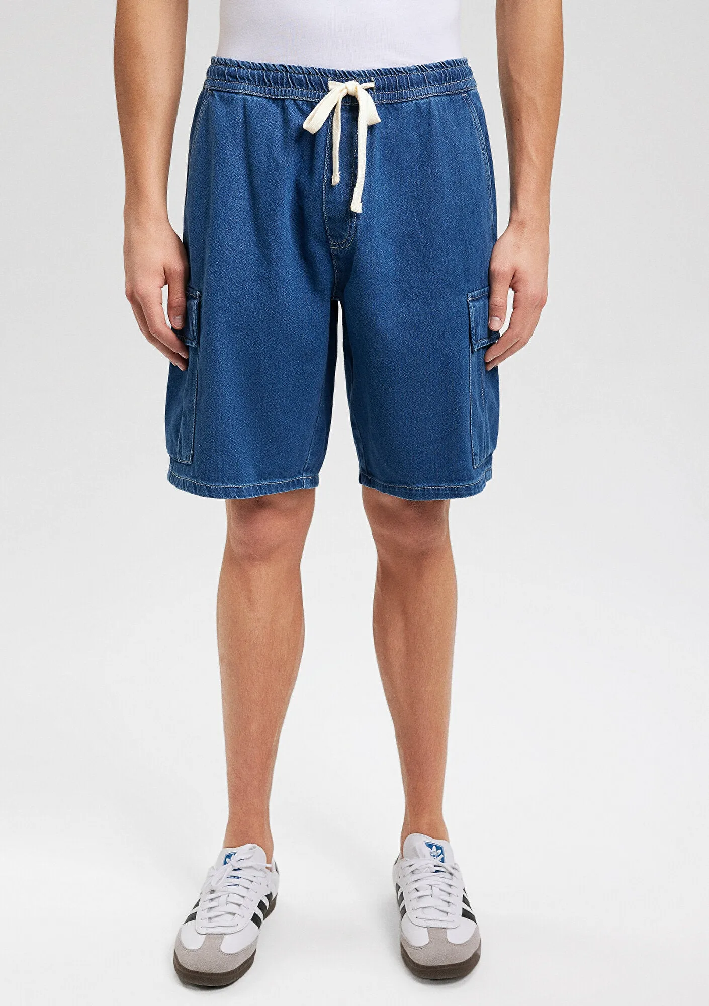Bremen Agean Blue Street Denim Jean Shorts