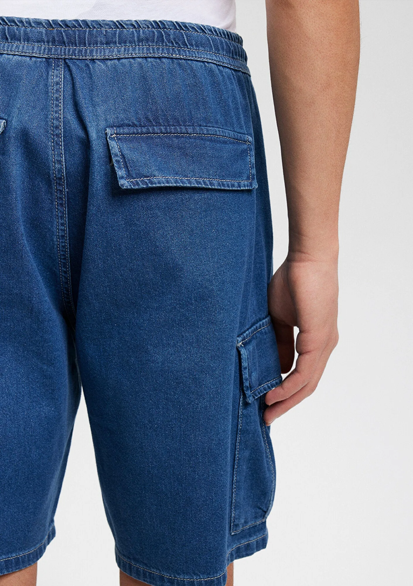 Bremen Agean Blue Street Denim Jean Shorts