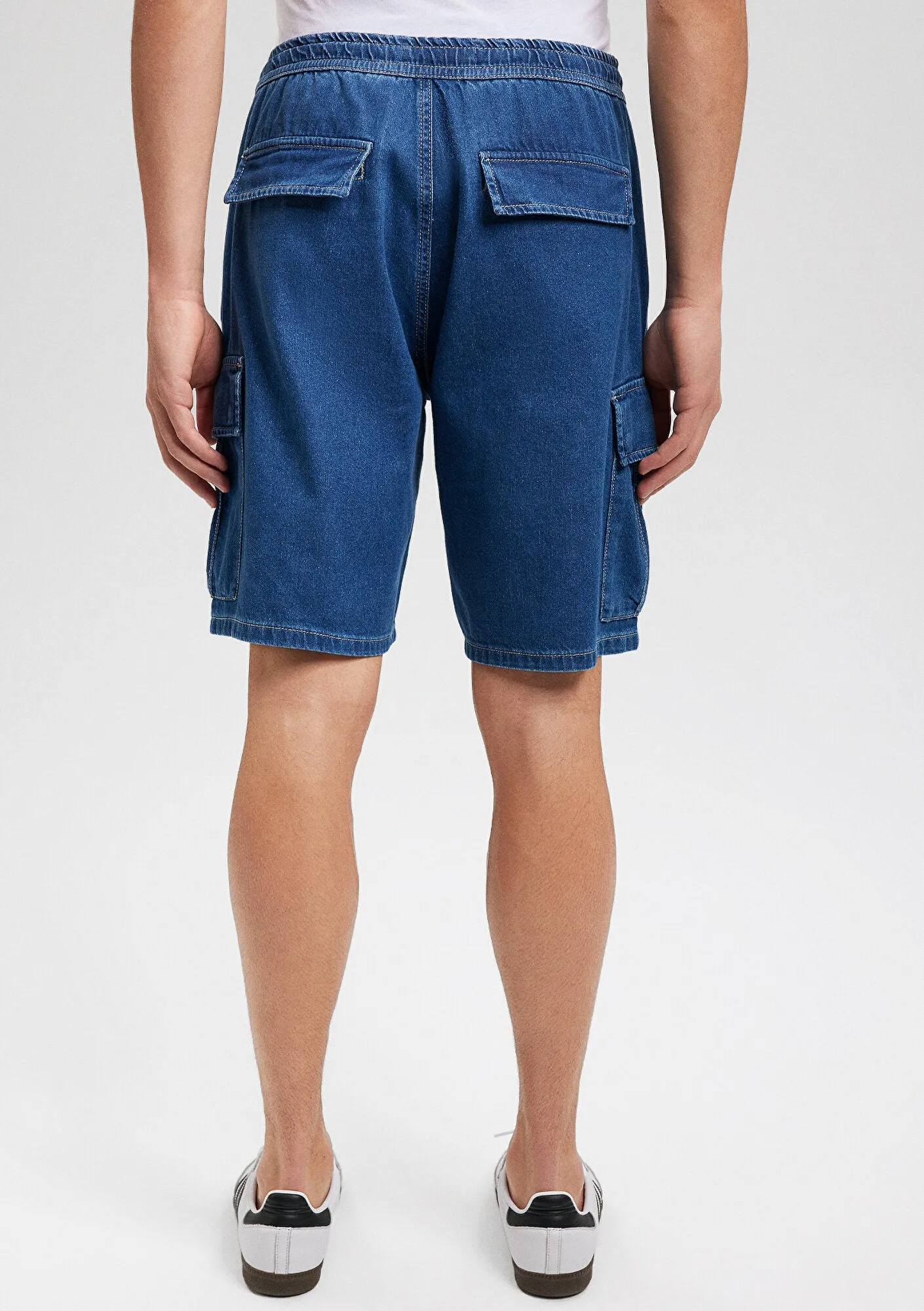 Bremen Agean Blue Street Denim Jean Shorts