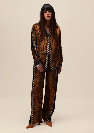 Brown nikita velvet co-ord set