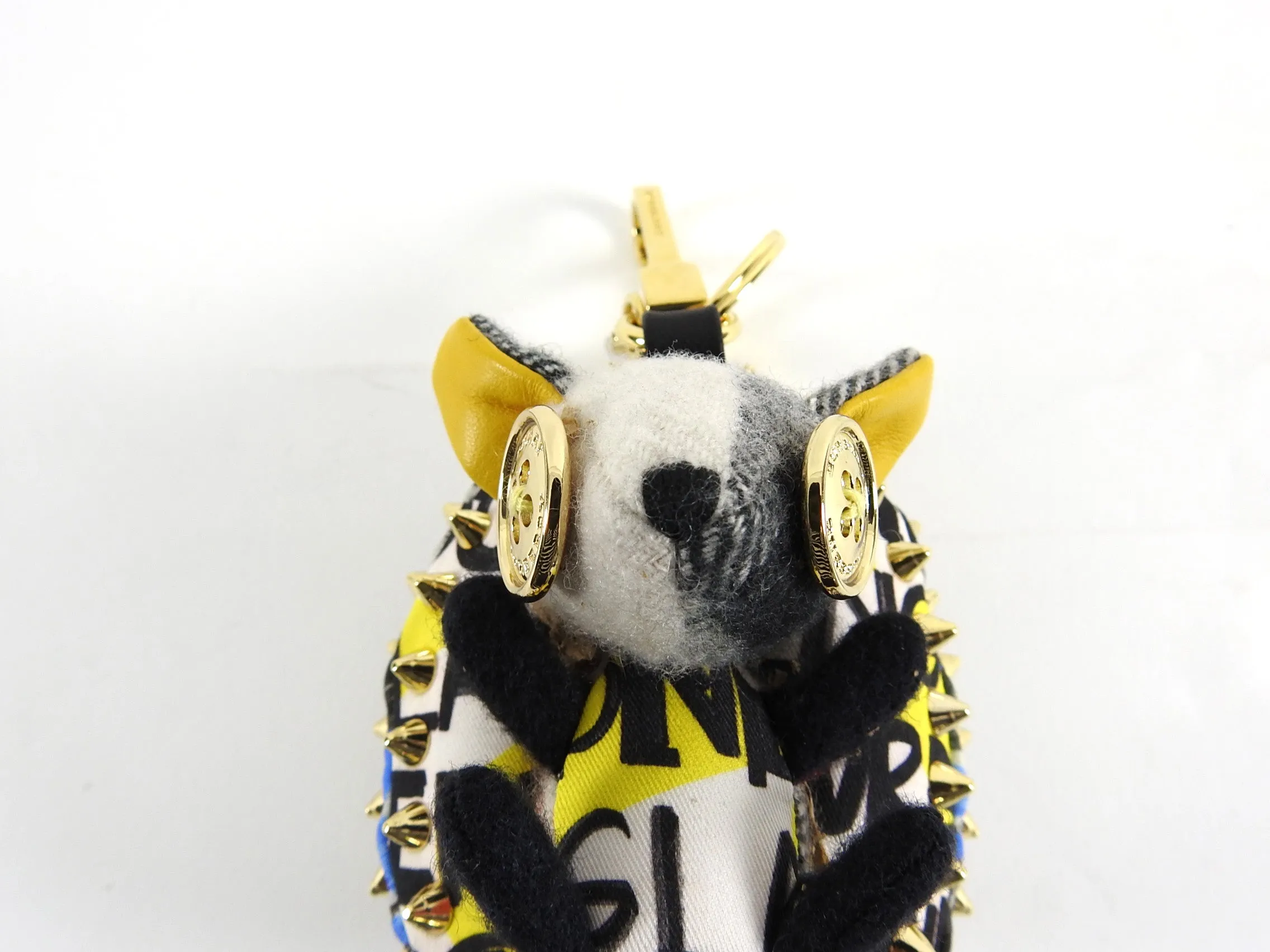 Burberry Bob The Hedgehog Graffiti Print Keychain Charm