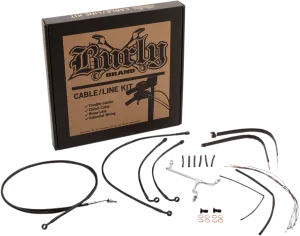 Burly Brand B30-1173 Handlebar Cable/Line Install Kit - Black