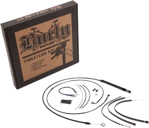 Burly Brand B30-1260 Handlebar Cable/Line Install Kits - Black