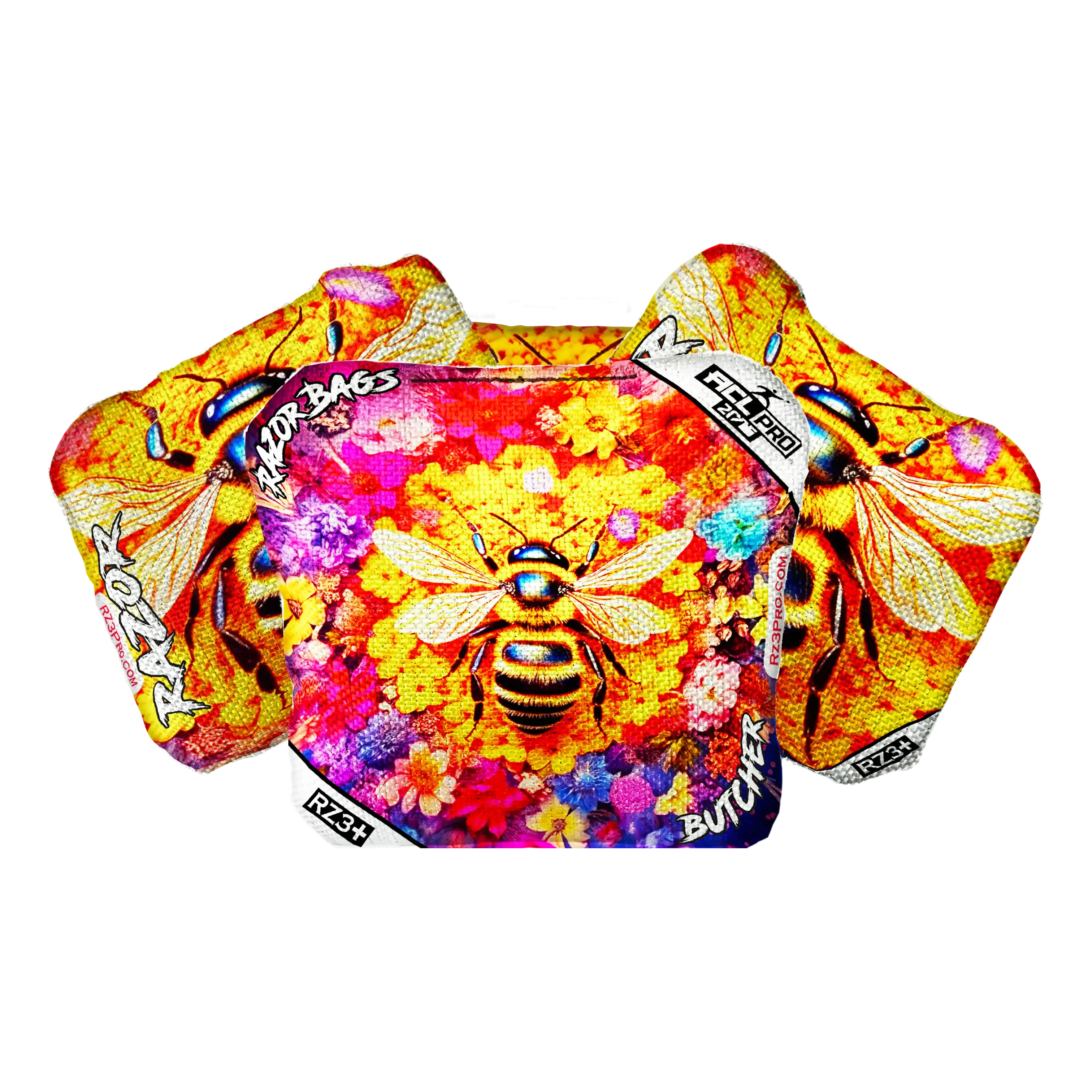 Butcher | Bee Serious | ACL PRO Razor Cornhole Bags