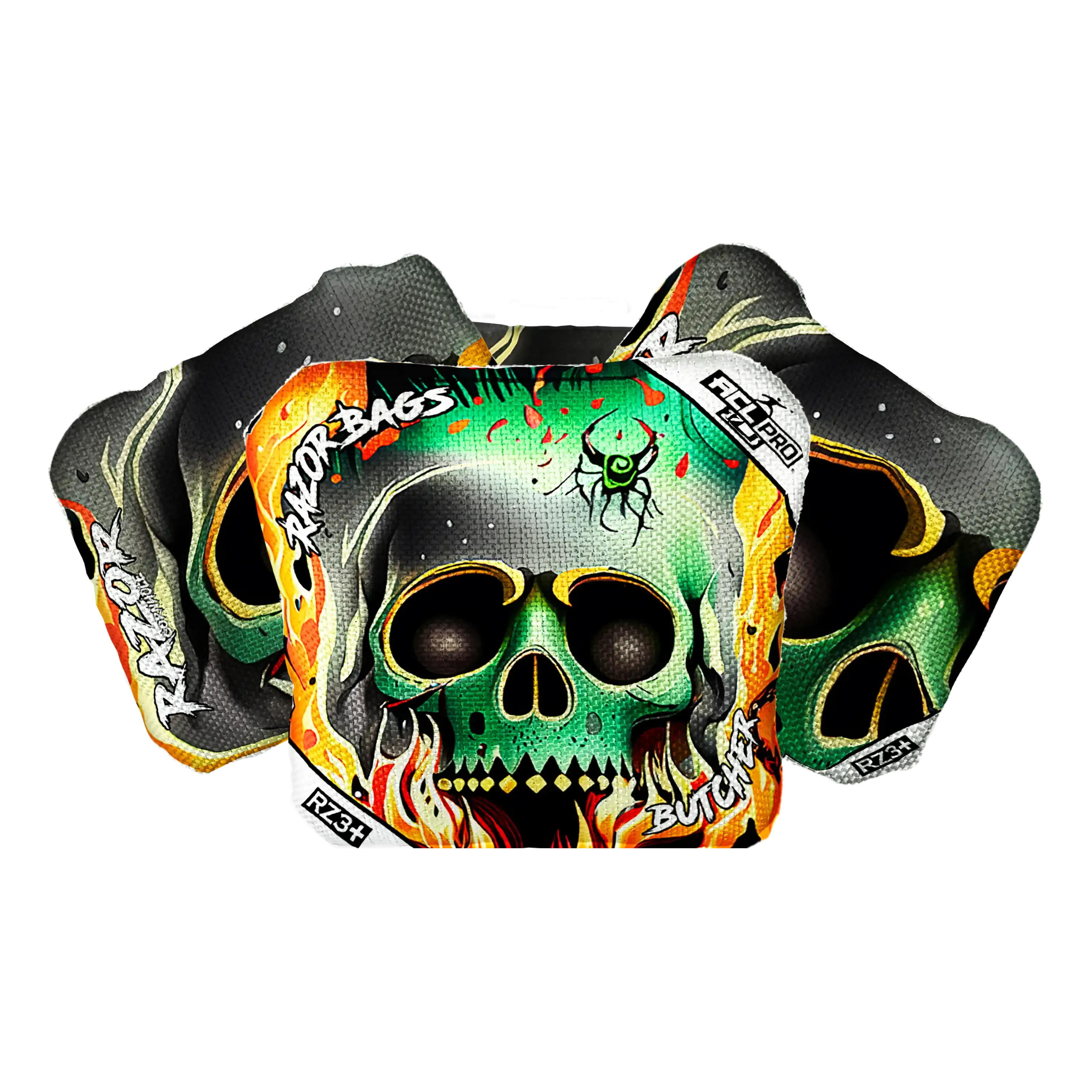 Butcher | Nuclear Skull | ACL PRO Razor Cornhole Bags