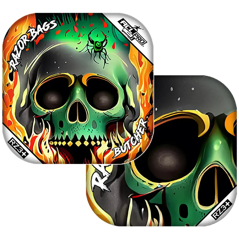 Butcher | Nuclear Skull | ACL PRO Razor Cornhole Bags