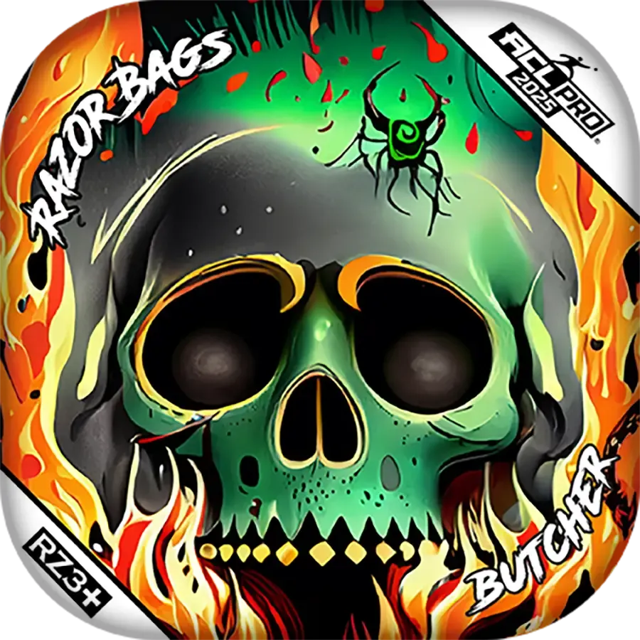 Butcher | Nuclear Skull | ACL PRO Razor Cornhole Bags