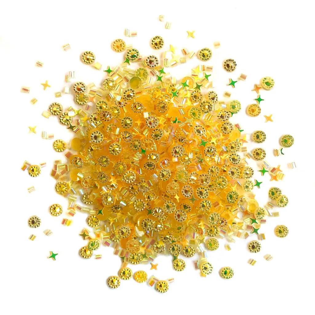 Buttons Galore & More - Shaker Embellishments - Doo Dadz - Gold Rush / DD104