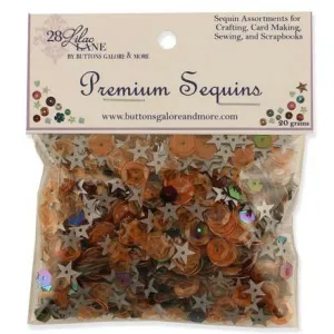 Buttons Galore & More - Shaker Embellishments - Sequin in Cello Bags - Witches Brew / PS516