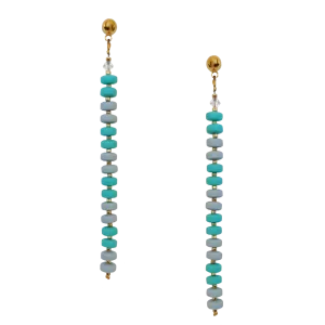 CANDY DROP EARRINGS | AQUA