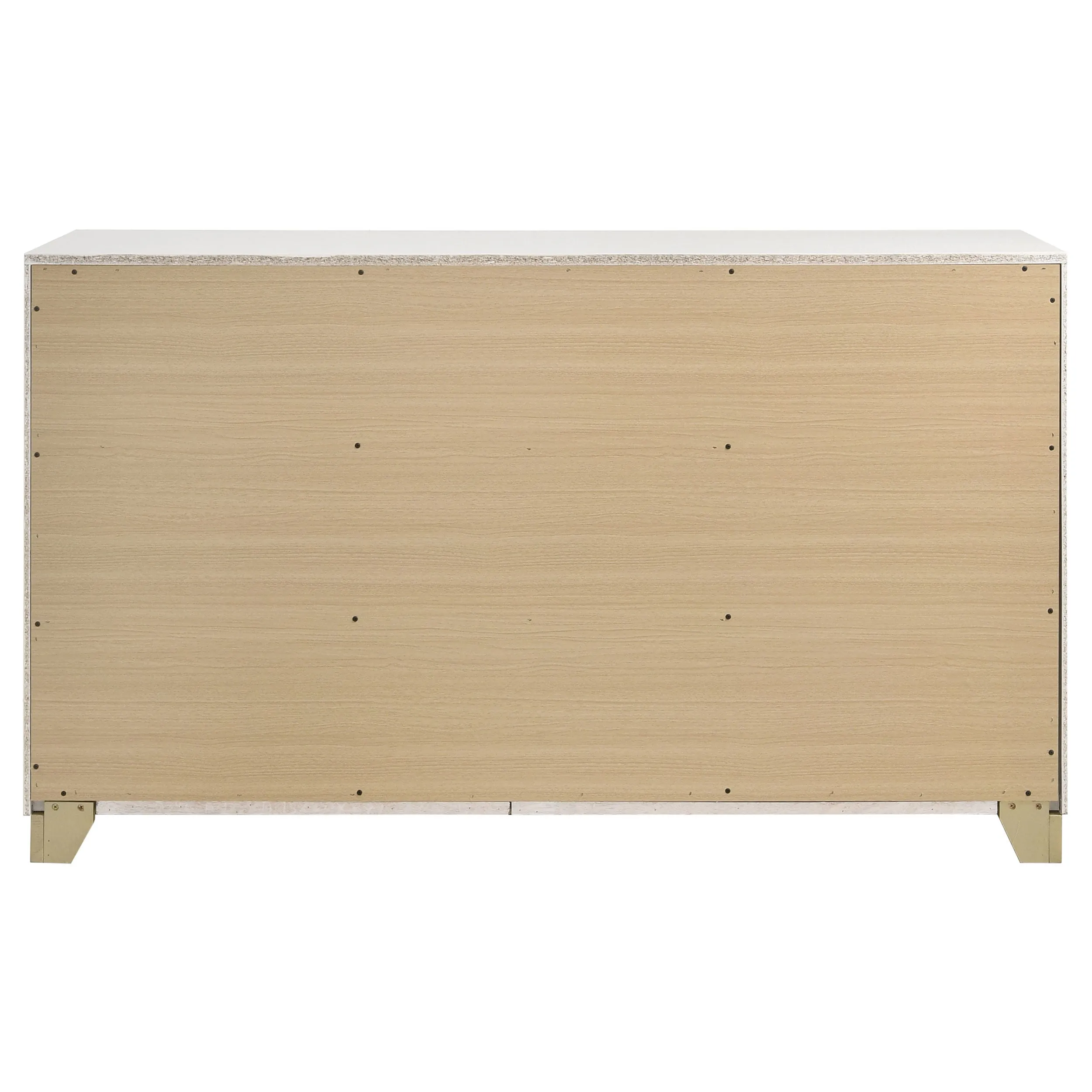 Caraway 6-drawer Dresser White