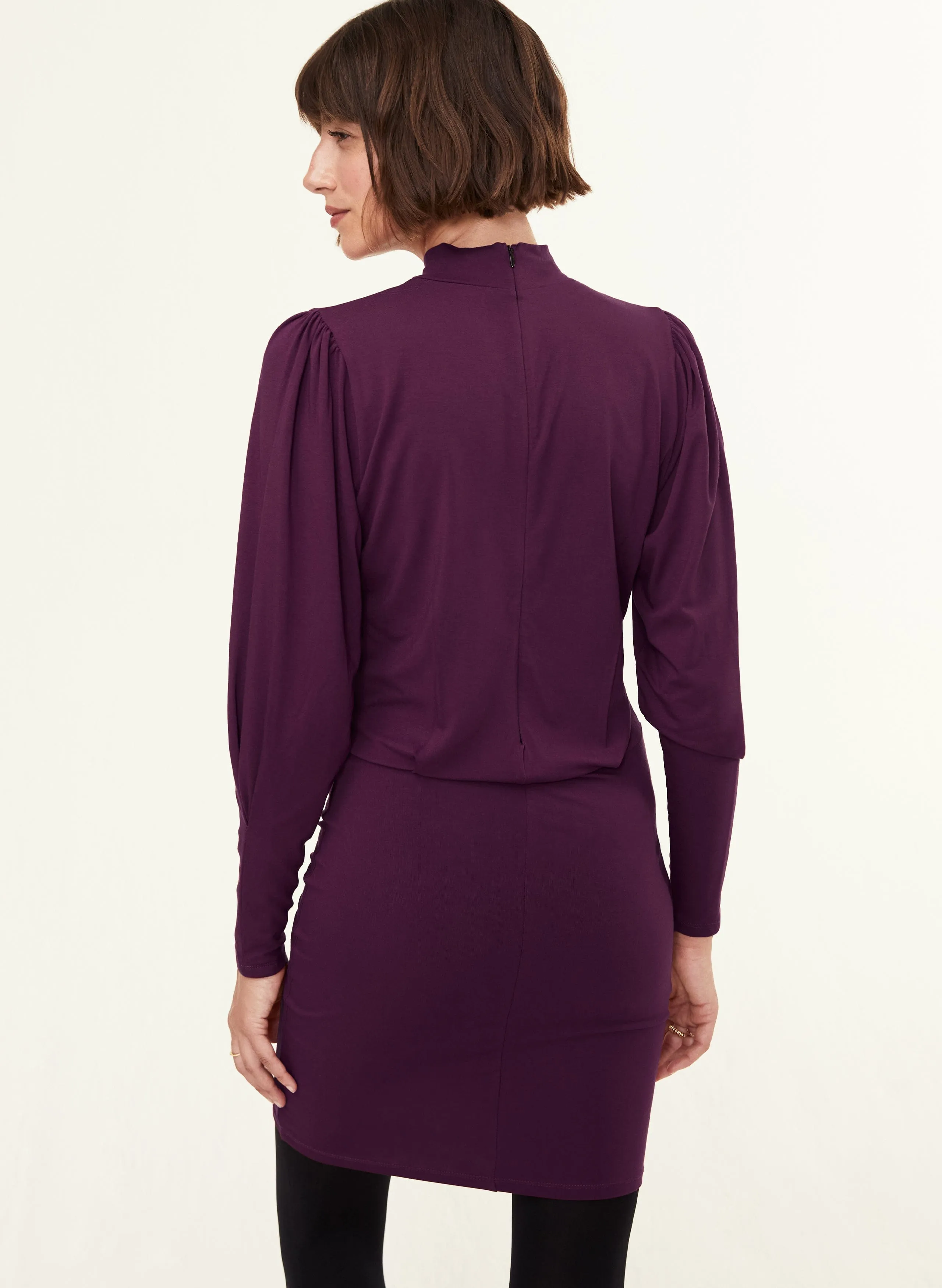 Carolyn LENZING™ ECOVERO™ Dress | Dark Cherry