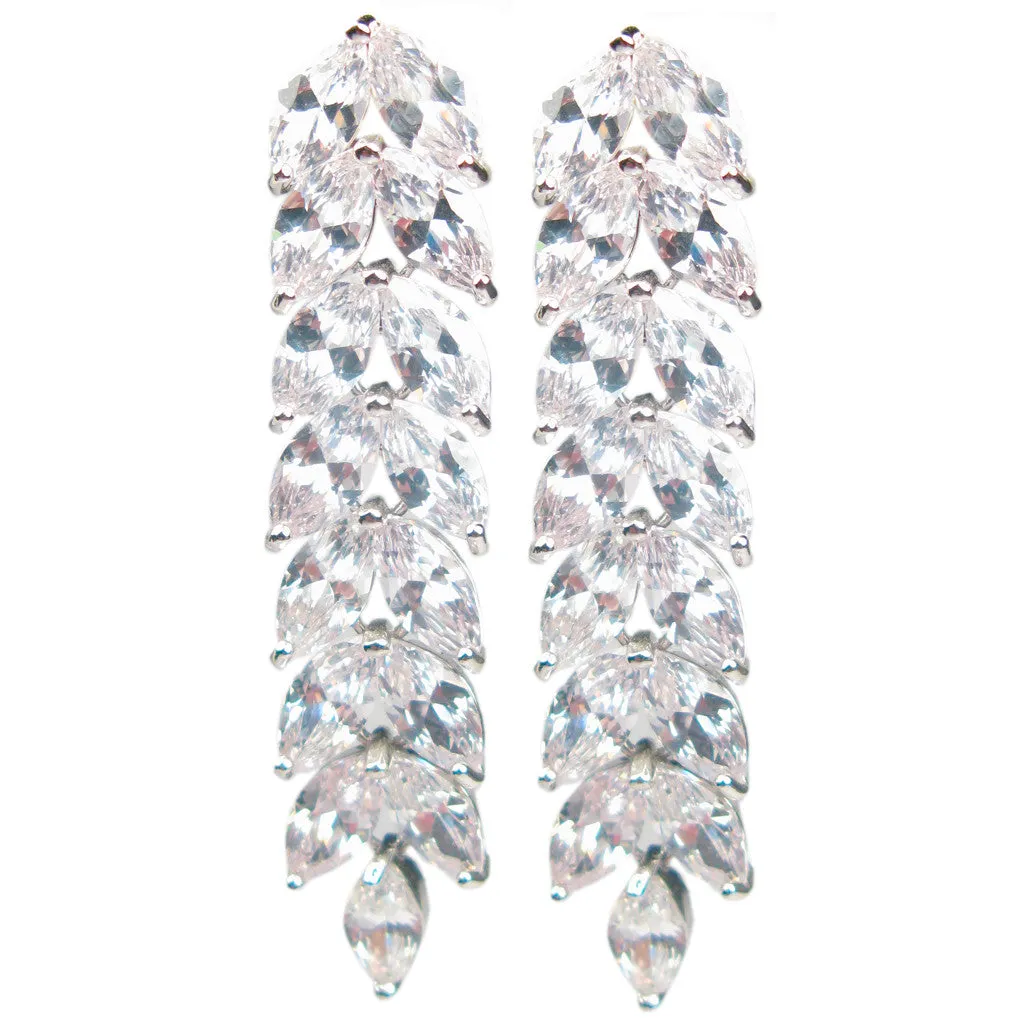 Cascading Laurel Diamontage™ 10.5 Carat Earrings